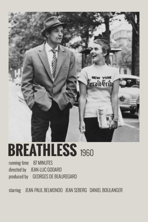 Breathless 1960 Movie Poster