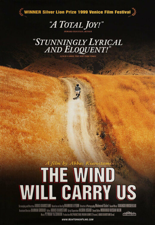 The wind will carry us poster